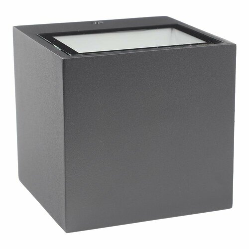 Светильник уличный настенный LUTEC Гемини SQUARE, 9 Вт, серый