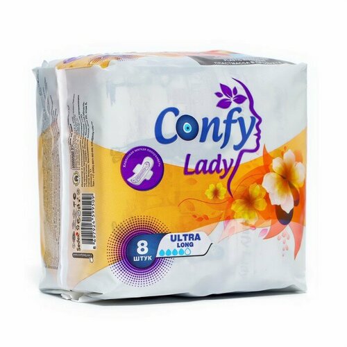 Прокладки Confy Lady, Ultra long, 8 шт