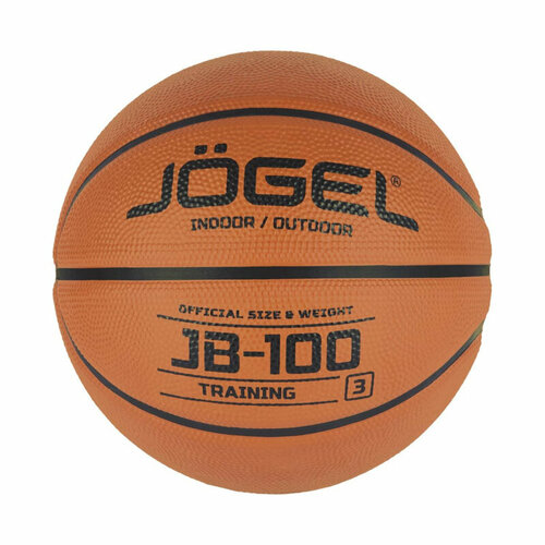 Комплект 2 штук, Мяч баскетбольный J? gel JB-100 №3 (BC21) 1/50, УТ-00018764