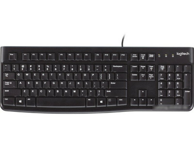 Клавиатура Logitech K120 for business, USB Черный (920-002522)