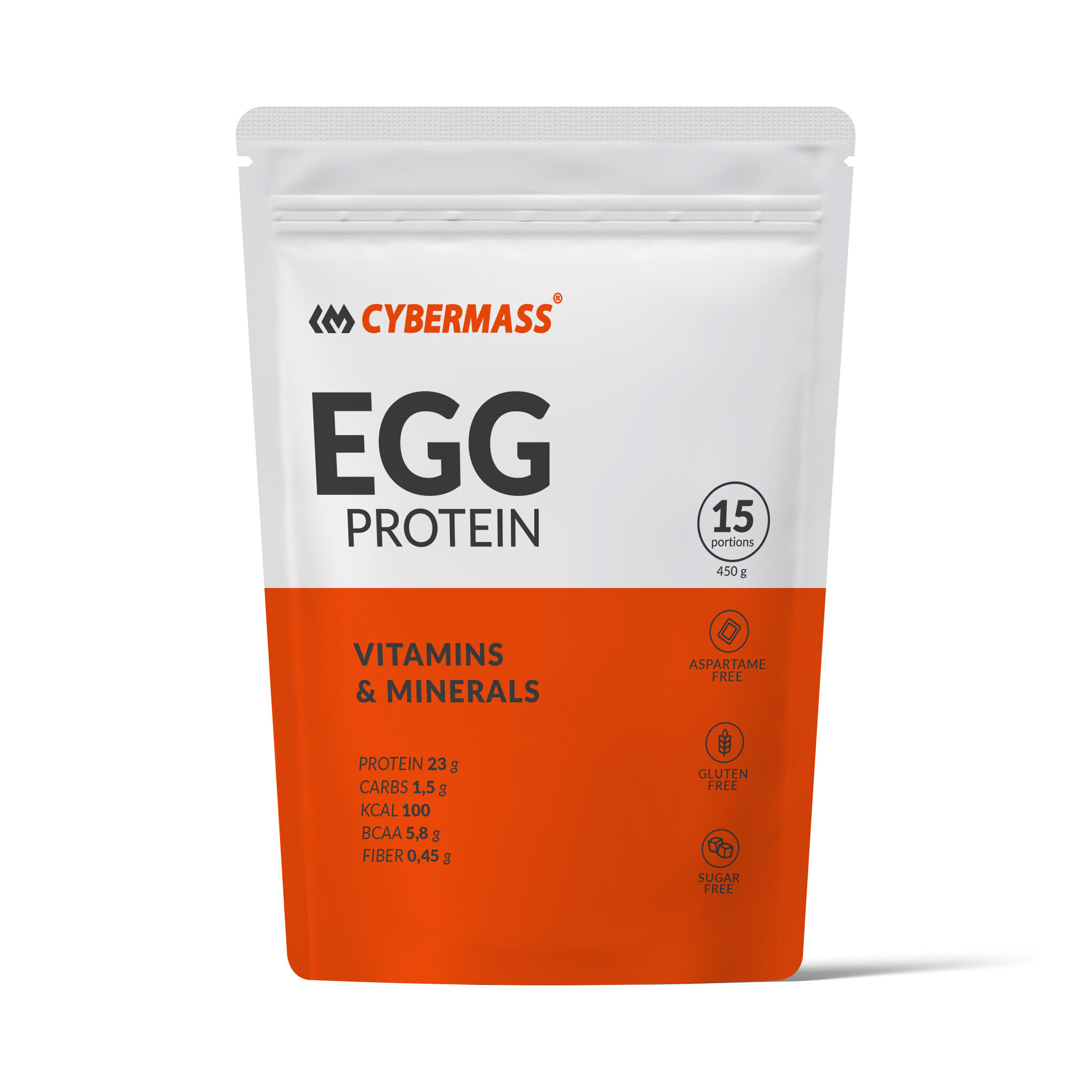 CYBERMASS Egg Protein 450 г (малый пакет) (Ваниль)