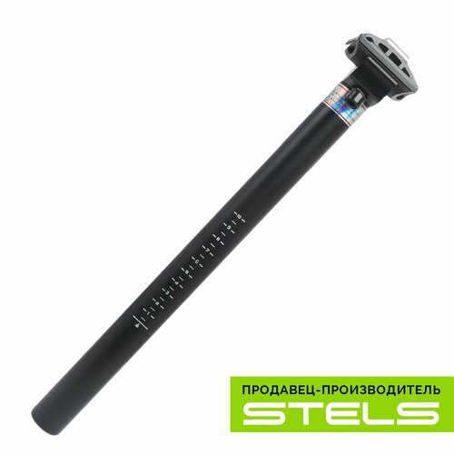 фото Подседельный штырь для велосипеда 27.2х350мм dts-332 dts алюминиевый черный new