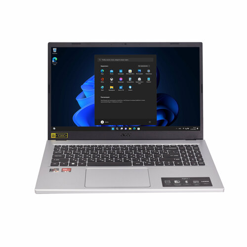 Ноутбук Acer Aspire 3 156 FHD IPSAMD Ryzen 3-7320U 24ГГц4Гб LPDDR5 RAM256б SSDAMD Radeon Graphics 610MWindows 11ProРусская клавиатура 3890000₽