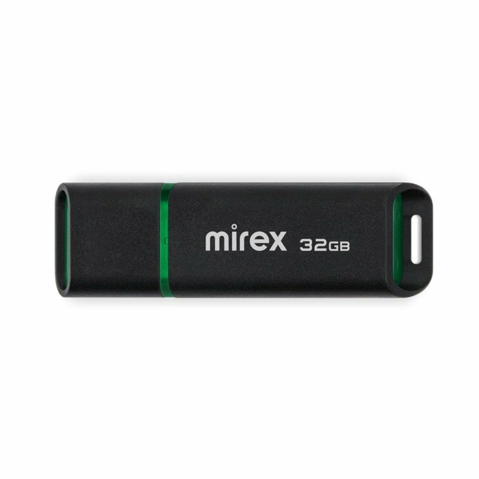 Флешка Mirex SPACER, 32 Гб , USB3.0, чт до 100 Мб/с, зап до 40 Мб/с, чёрная (комплект из 2 шт)