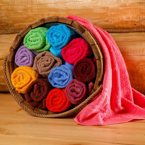 Полотенце махровое 40Х70 Г/К бежевый б-текс