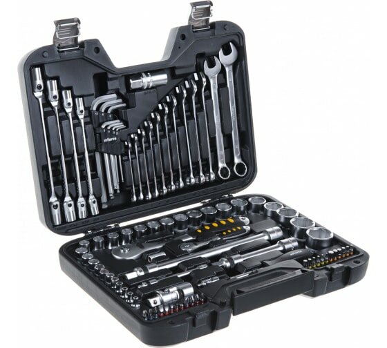 Набор инструментов Inforce 85 предметов 1/2 , 1/4 Inforce 06-07-14 — фото 1