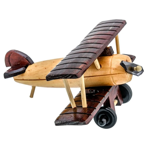 Деревянный ретро самолётик Кукурузник деревянный игрушечный самолёт кукурузник д12 ш15 в05