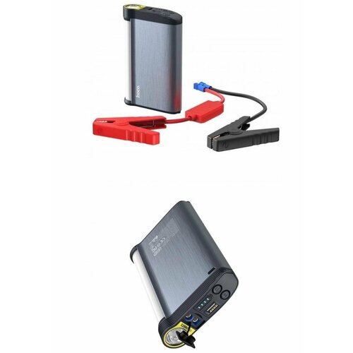 DB14 Пусковое устройство для автомобиля внешний аккумулятор HOCO DB14 12V350A 5V24A 12000mAh серебристый 622900₽