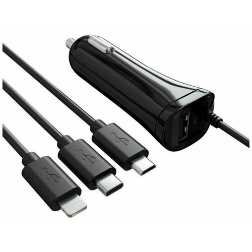 Зарядное устройство 4в1 TypeC+ iP+ microUSB CH-U4-4