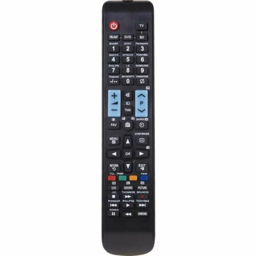 Пульт ДУ REXANT ST-01, с функцией Smart TV, универсальный, черный пульт ду rexant st 01 38 0030