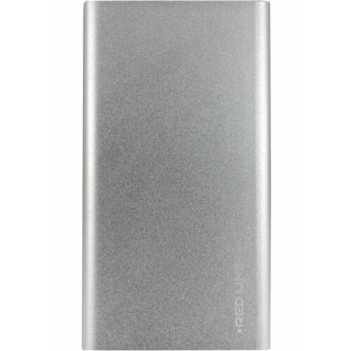 Внешний аккумулятор Red Line J01 4000 mAh металл серебряный под принты 864₽