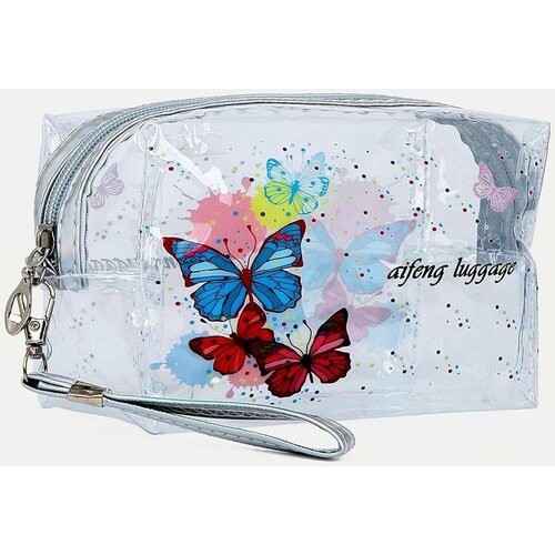 фото Косметичка серебряный denco store