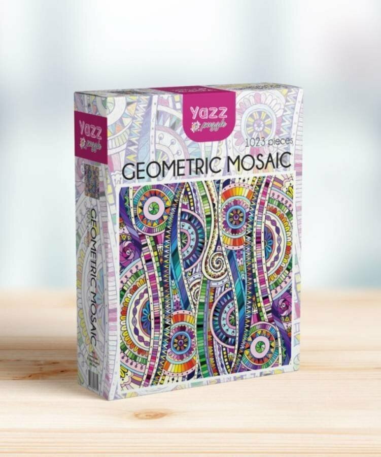 Пазл для взрослых Yazz 1000 деталей: Геометрическая мозаика