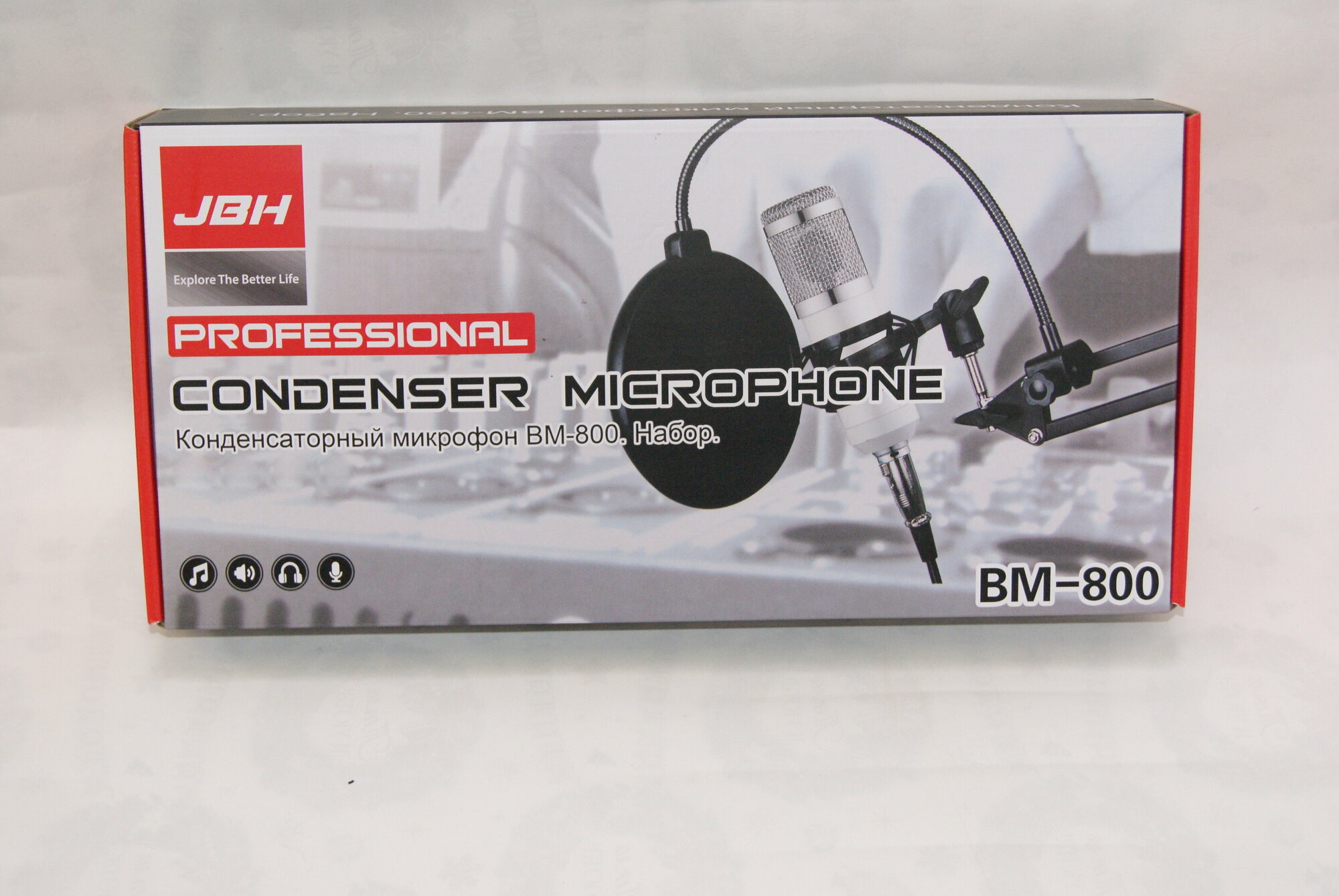 Конденсаторный микрофон Микрофон Для живого вокала ВМ 800 Профессиональный микрофон для стримов игр обзоров