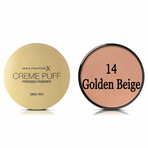 фото Макс фактор / max factor - крем-пудра для лица creme puff pressed powder тон 14 golden beige 14 г