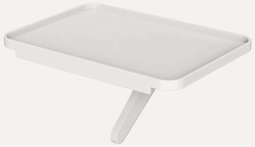 Изображение товара Полка UniTeki SNM1812W на телевизор для роутера приставки, кронштейн-полочка white