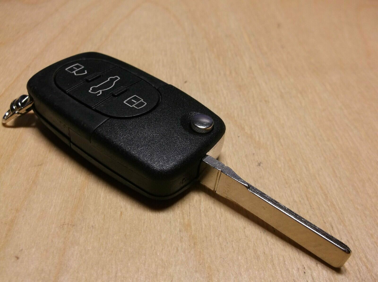 4D0 837 231 N Audi восстановленный оригинальный выкидной чип ключ 3 кнопки