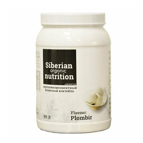 фото Мультикомпонентный белковый коктейль/протеин/ s.o.n. пломбир siberian organic nutrition