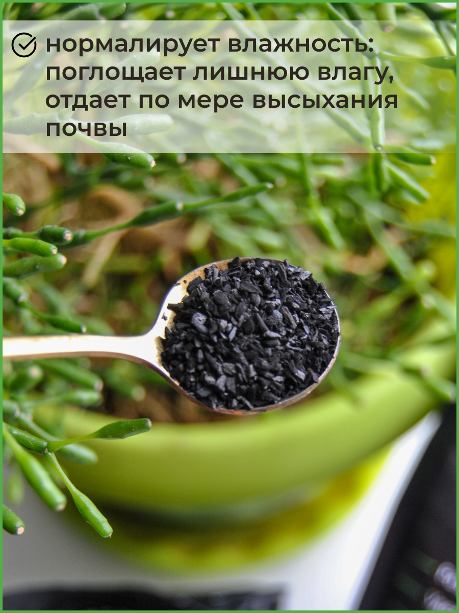 Удобрения Для Растений Для растений Активированный уголь (от плесени) березняк 150 грамм