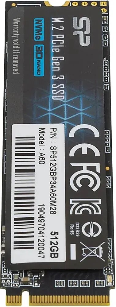 SSD накопитель SILICON POWER M-Series 512Гб, M.2 2280, PCI-E x4, NVMe - фото №20