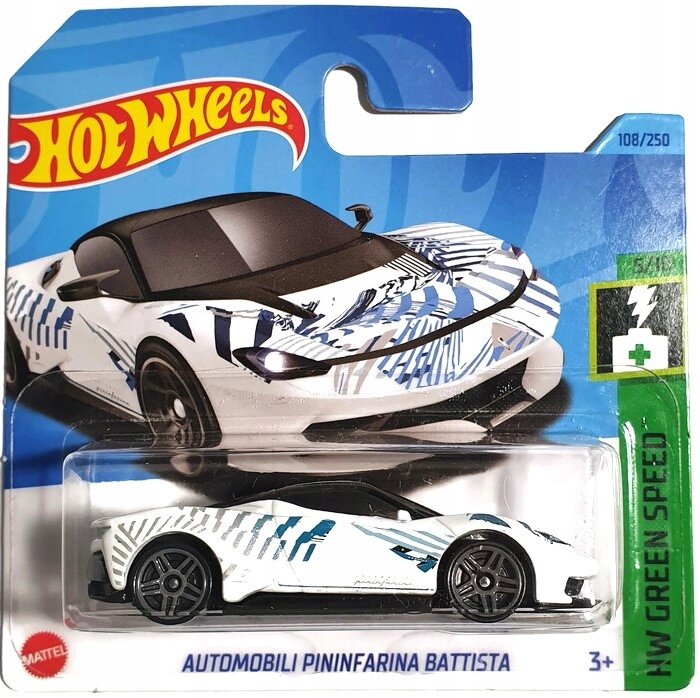 Машинка Hot Wheels 5785 (HW Green Speed) Automobili Pininfarina Battista, HKK22-N521