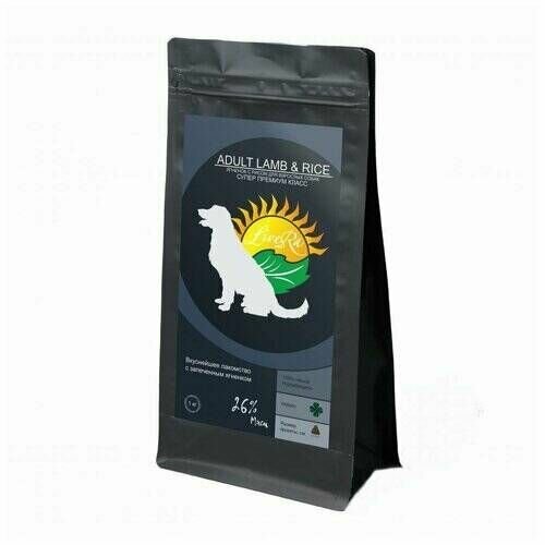 LiveRA д/c Adult Lamb Rice ягненок с рисом 3,5 кг 07292/61174, (1 шт)