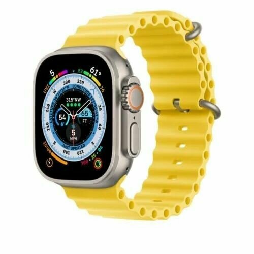 Силиконовый ремешок Ocean Watch Band для Apple Watch 42 , 44 , 45 , 49 мм