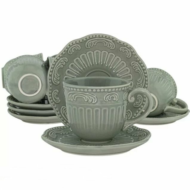 фото Кофейный набор 12пр. 110мл бавария в под. уп. Фарфор 110445 118-110445