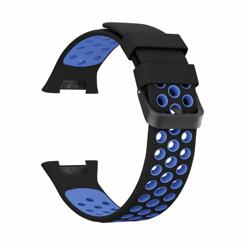 Силиконовый ремешок Xiaomi Smart Band 7 Pro LYAMBDA ALIOTH DSJ7-03-X7PRO-BB Black/Blue