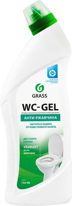 Чистящее средство GRASS WC-Gel для туалета 750мл