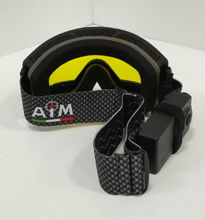 Очки снегоходные с подогревом AIM (PRO) Accu Heated Goggles Black Matt