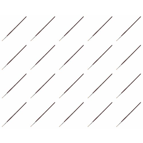 АРТформат Кисть художественная из синтетического ворса круглая № 0, 20 шт