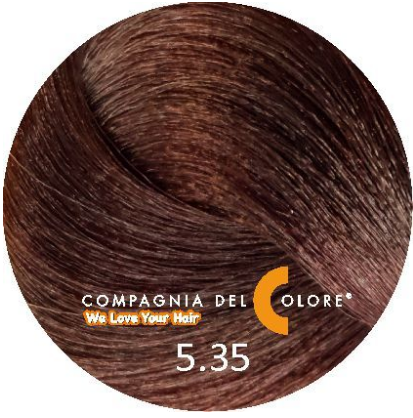 COMPAGNIA DEL COLORE краска для волос 100 МЛ AMMONIA FREE 5.35