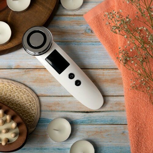 Массажёр для чистки лица LEM-03 ИК-подогрев 3 скорости АКБ 500 мАч от USB белый 451000₽