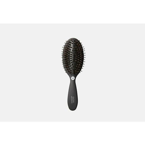 Щетка массажная gloss brush midi, black