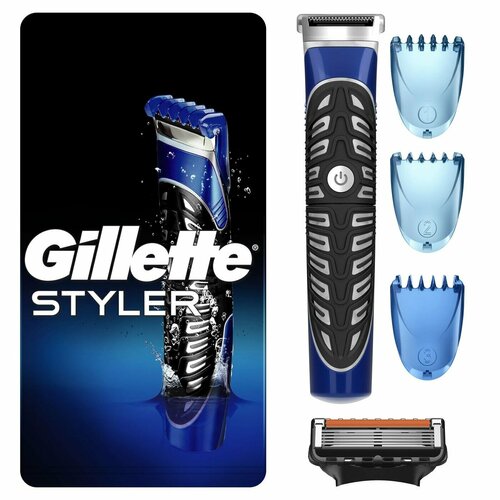 Gillette Бритва Gillette Fusion Proglide Styler 3в1 со сменной кассетой и 3 насадки 3 уп 1962900₽