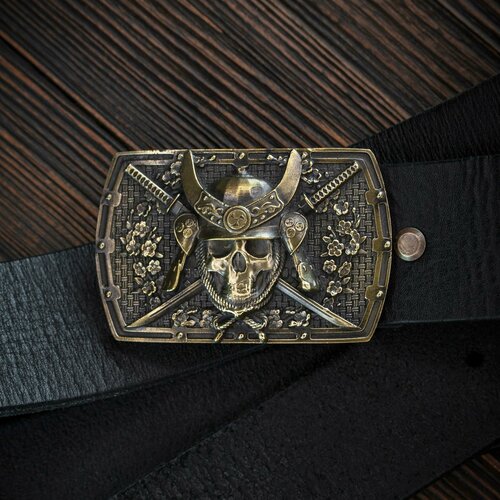 Пряжка на ремень Самурай (латунь)