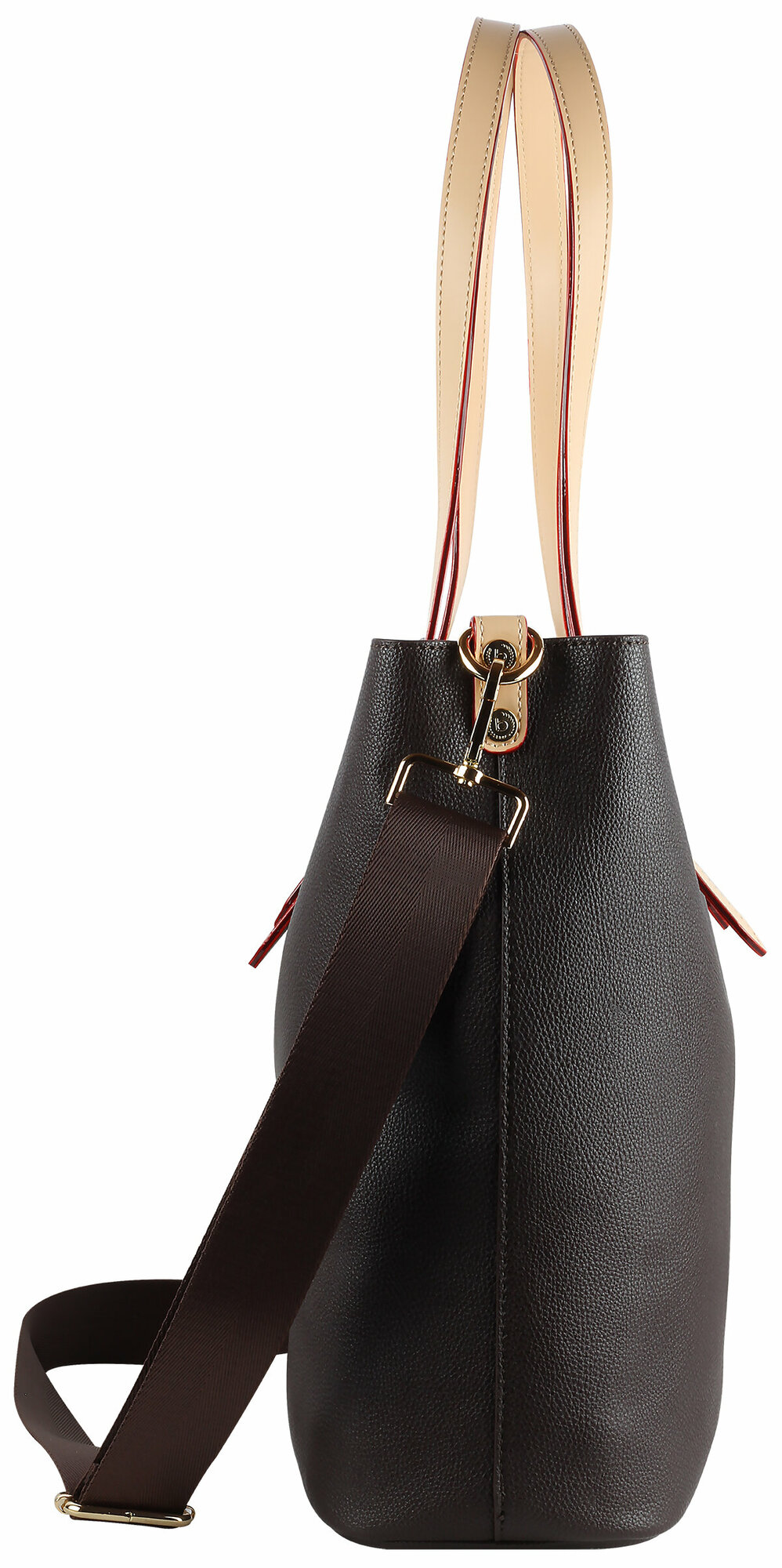 Сумка шоппер Bugatti, фактура гладкая, зернистая, темно-коричневый — фото 1