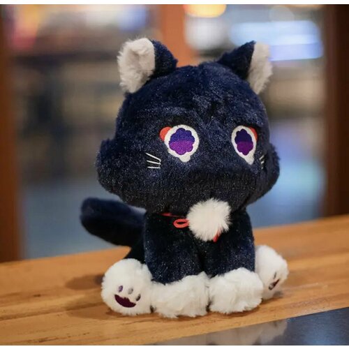 Аниме игрушка Геншин Scaramouche Cat кукла 30 см Genshin Impact игрушка для косплея genshin impact scaramouche кот странник балладер