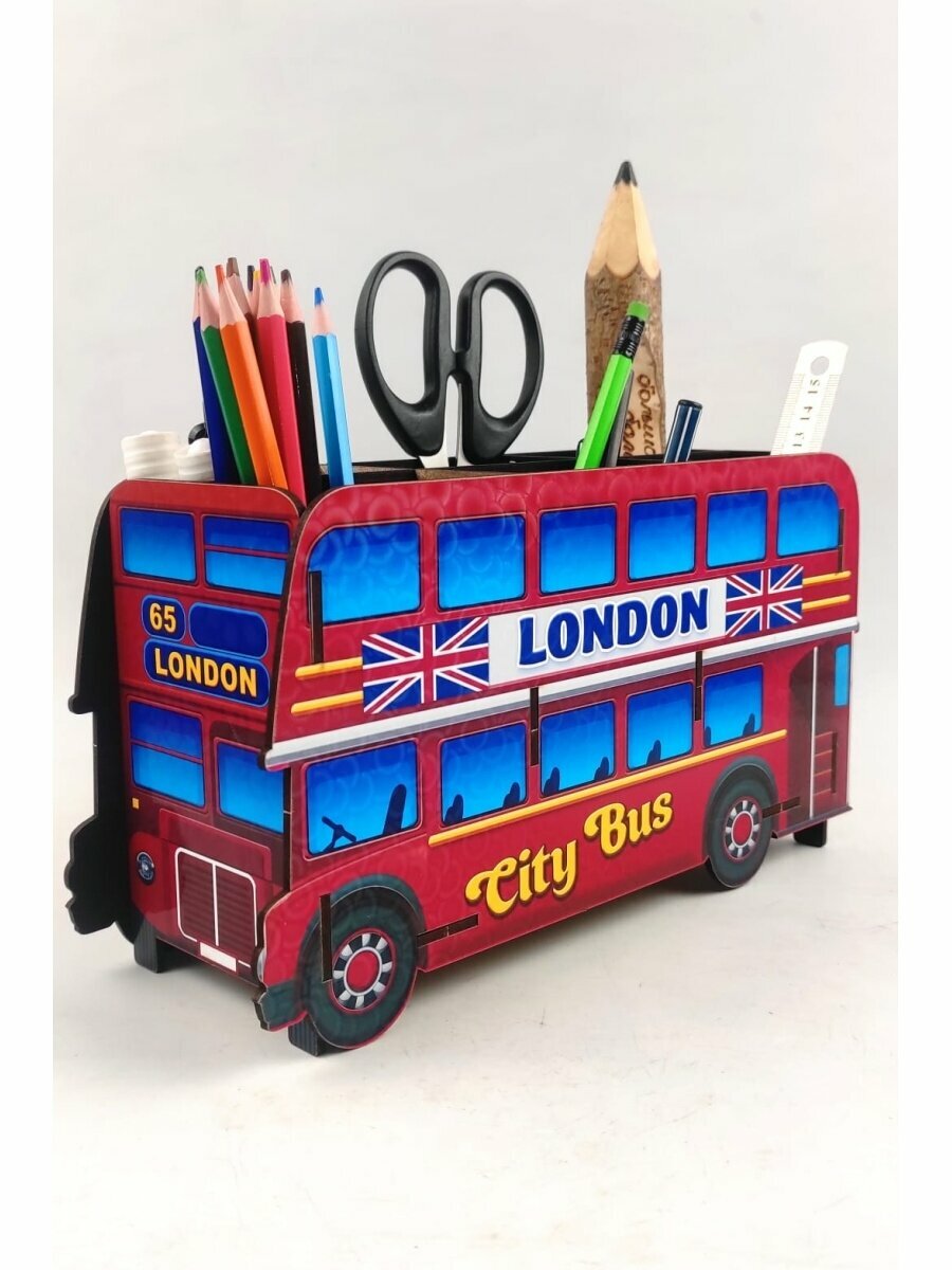 Подставка для канцелярских принадлежностей "Лондонский автобус"