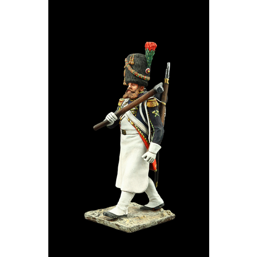 Оловянный солдатик (ТОП): Сапер полка пеших егерей Императорской Старой Гвардии, 1807-12 гг