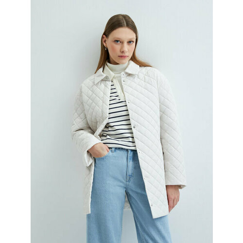 фото Куртка zarina, размер s (ru 44), белый