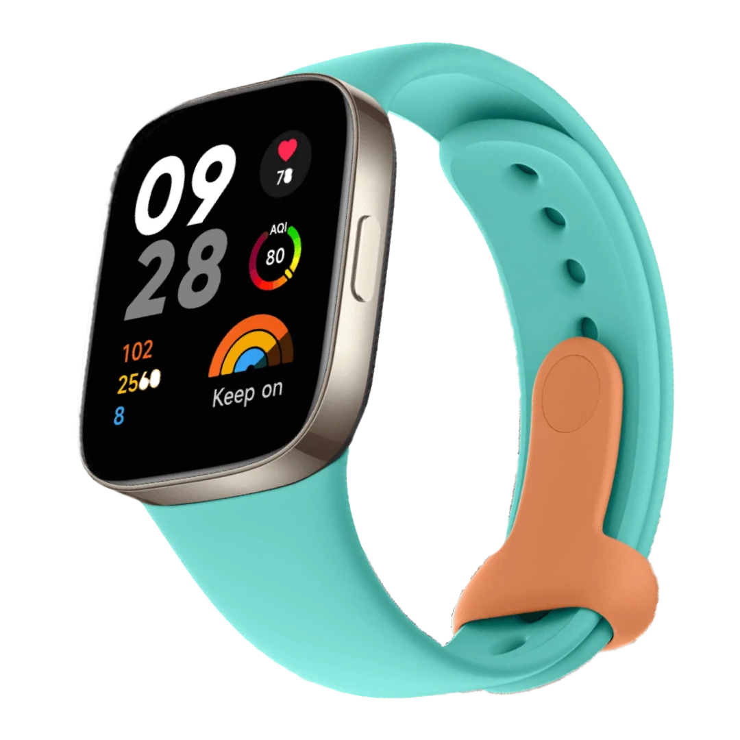 Ремешок Redmi Watch 3 Silicone Strap Aqua Blue (BHR6937GL)