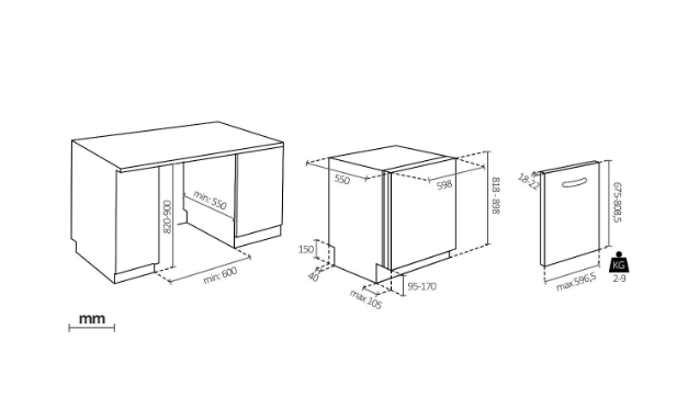 Встраиваемая посудомоечная машина HAIER XS 6B0S3SB-08 белая - фотография № 3