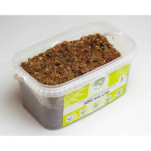 Грунт для флорариумов и террариумов ABG mix, 3 литра