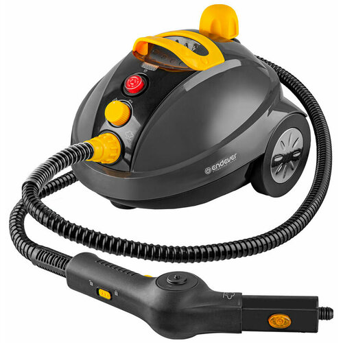 Отпариватель-пароочиститель Endever Odyssey Q-808 темно-серыйжелтый 10299₽