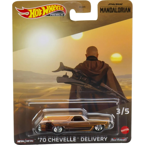 Машинка Hot Wheels Звездные войны Мандалорец No3 '70 Chevelle Delivery HKD04 hot wheels 69 chevelle шевроле 15 250 tooned 4 10 mattel ghf25 2020