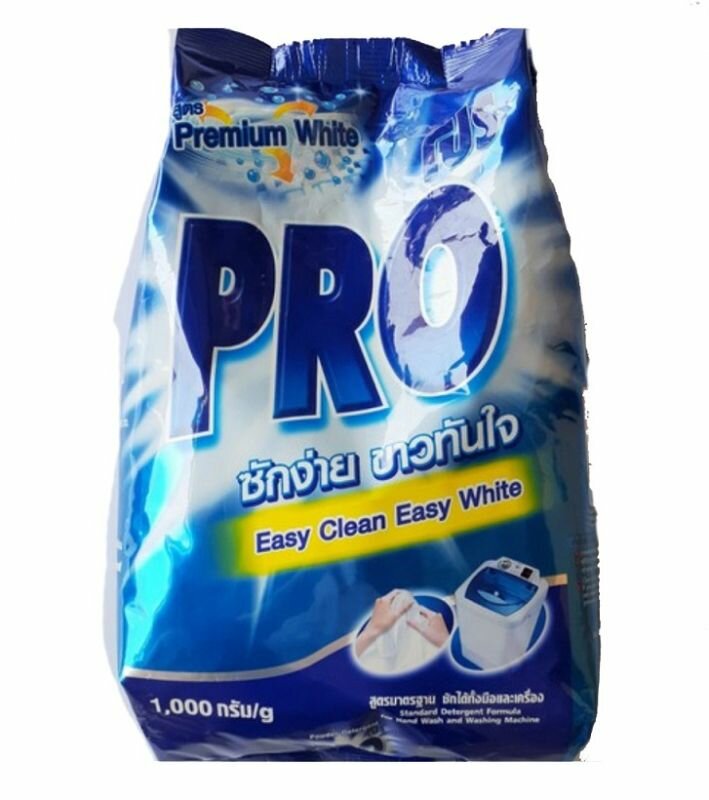 LION "PRO" Стиральный порошок для всех типов стиральных машин "Premium White" 1000 г