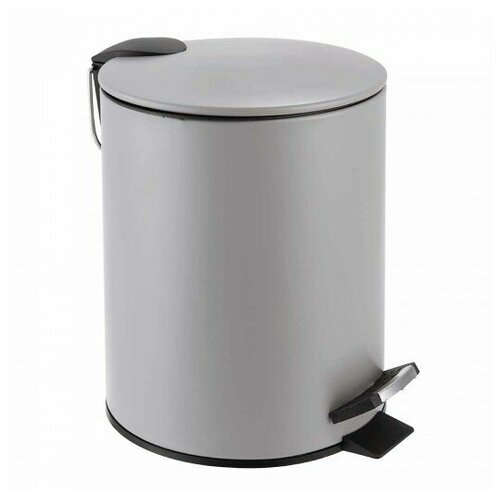Ведро для мусора FLUMEN с педалью 5 л металлик 2391₽