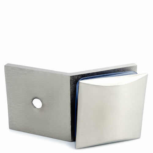 Коннектор соединительный для душевой, стена-стекло 135°, Хром Матовый